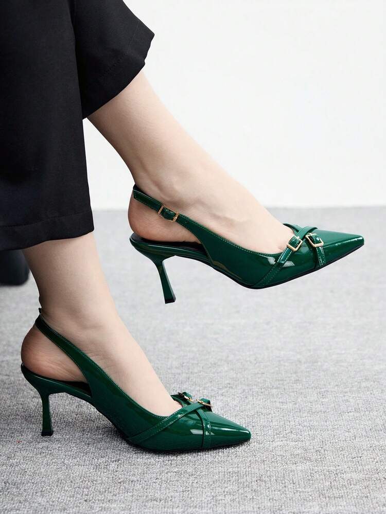 CUCCOO BIZCHIC Women's Elegant Pointed Toe Pumps For Commuting For Christmas Spring Shoes