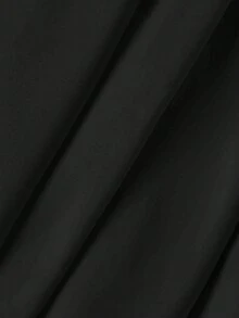 SHEIN MOD Women's Solid Color Backless Twist Ruched Halter Mini Dress,Fall Dresses For Women,Christmas ,Christmas Dress,New Year Dress, Thanksgiving ,Elegant Dresses For Party,Wedding Guest Dress ,Prom Dress,Formal Dress,Evening Dress Chic Wedding - Black - View 5