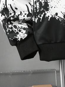 Vacaura 2pcs Tie-Dye Gradient Effect Sweatshirt And Sweatpants Set For Teens, Suitable For Autumn/Winter, Outdoor Casual Wear