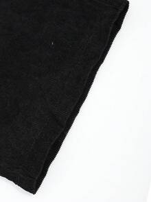 SHEIN Mirajuku 1pc Boys' Corduroy Casual Straight Leg Pants, Versatile, Autumn/Winter