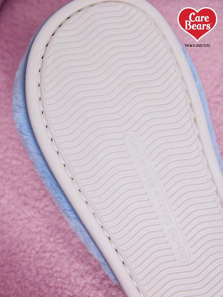 Care Bear X Joivida 1 pieza Pantuflas esponjosas para el hogar - Multicolor - Añade 3