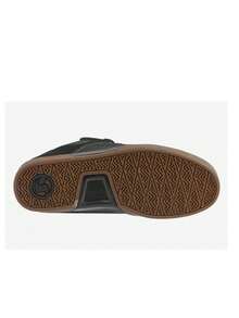 Tenis para hombre resistente al desgaste punta redonda cordones suela plana estilo skate uso urbano deportivos - Negro - Ver 4
