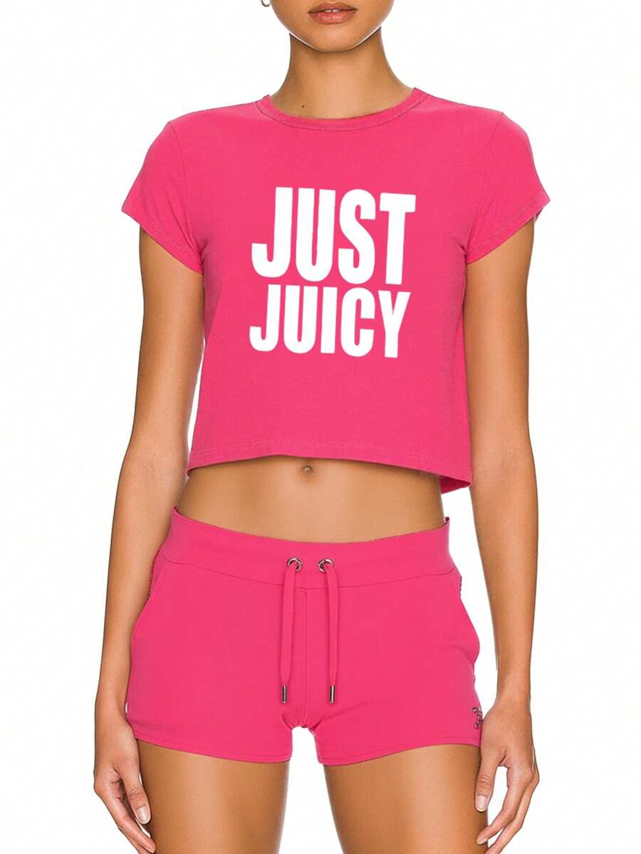 Women's T-Shirts Pink - Hot Pink - View 1
