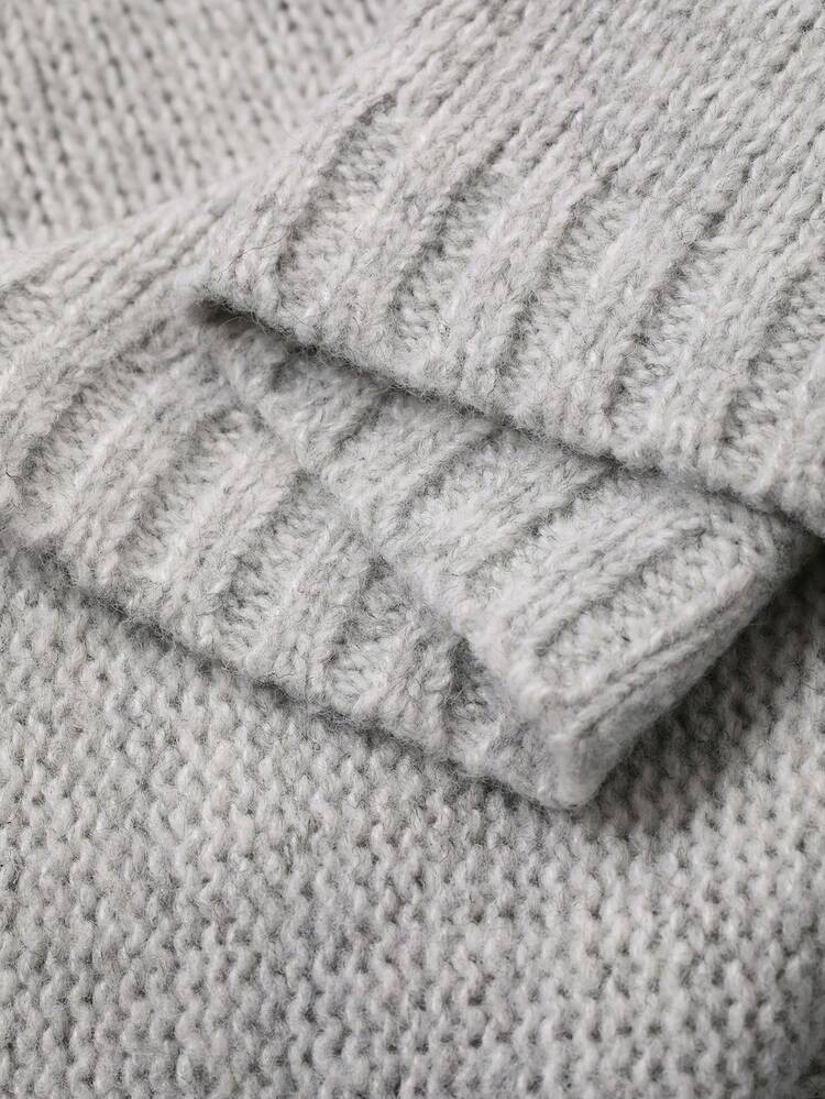 Women's Autumn/Winter Oblique Shoulder Loose Long Sleeve Fuzzy Patchwork Elegant Pullover Sweater Carnival Off The Shoulder