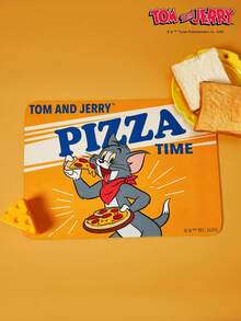 TOM & JERRY X PETSIN 1PC Pet Food Mat, Cute Cartoon Print Waterproof Placemat - Multicolor - View 5