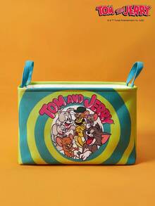 TOM & JERRY X PETSIN 1 件带有可爱印花的宠物玩具收纳篮。 - 綠色 - 查看 5