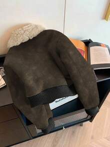 Franclia 时尚休闲毛领加厚女式外套，秋冬款