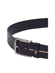 Tommy Hilfiger Leather Denton Men's Belt Blue - Blue - View 3