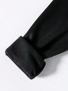 SHEIN Coolqubz Teenager Jungen Set aus Kapuzenpullover und Jogginghose mit Buchstaben-Muster für Herbst und Winter, unisex