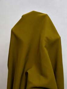 Écloséra 女式优雅圆领荷叶边花卉印花直筒长袖办公室衬衫 - 橄欖綠 - 查看 4