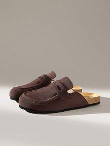 女士休闲百搭通勤简约平底鞋 - 摩卡棕 - 查看 2