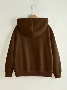 Franclia 女士连帽拉链卫衣，半人马骑士印花，休闲外套，适合教师、返校、毕业、日常穿着，冬季时尚外套