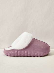 Cuccoo Women's Thermal Lined Warm Home Slippers, Autumn/Winter For Christmas - Mauve Purple - View 2