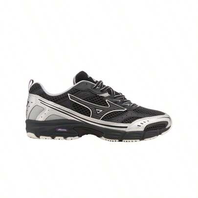 Mizuno MXR Men Athletic Casual Shoes Black Silver D1GA2515