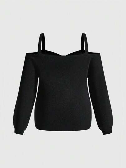 Goth Suéter negro de jacquard con esqueleto, estilo gótico Y2K de talla grande, suéter holgado informal para mujer, otoño/invierno