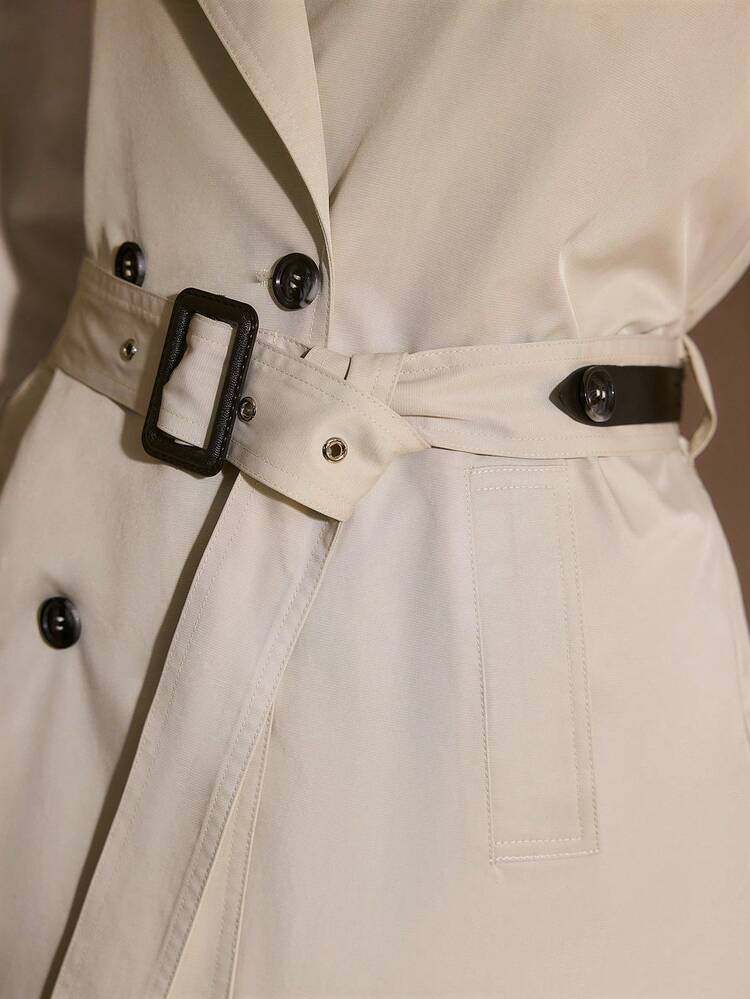 WOMEN'S CASUAL ELEGANT DOUBLE BREASTED TRENCH COAT, AUTUMN/WINTER