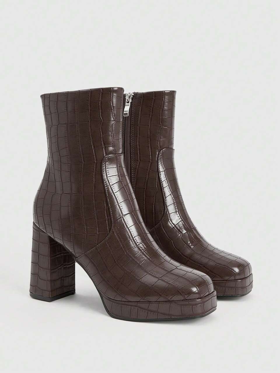CUCCOO LuxiPop Women's Fashion Commuter Solid High Heel Boots