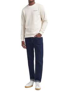 Tommy Hilfiger Men's Crew Neck Sweatshirt Beige - Cream - View 3