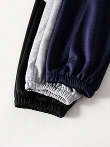 Vacaura Quần nỉ họa tiết khối màu dành cho bé trai tuổi mới lớn - Nhiều màu - Xem 4