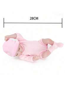 1 件柔软逼真的新生婴儿娃娃 - 乙烯基睡眠真实重生婴儿娃娃，配有衣服套装，是送给幼儿和儿童的完美礼物，逼真的娃娃婴儿车配件，婴儿洗澡礼物