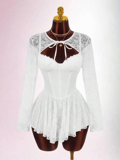 Amplova 2 pièces Robe mini évasée pour femmes avec châle, robe mini évasée sexy et mignonne à bretelles fines, convient pour les rendez-vous et les fêtes