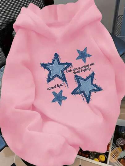 Mujer sudadera casual con capucha patrón de lazo diseño holgado cuello capucha manga larga otoño invierno diario sudadera