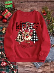 Women Sweatshirts - Red - View 1
