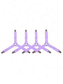4 chiếc kẹp cố định co giãn hình tam giác cho ga trải giường, vỏ nệm, đệm ghế sofa, kẹp chăn, kẹp kim loại - Nhiều màu - Xem 12