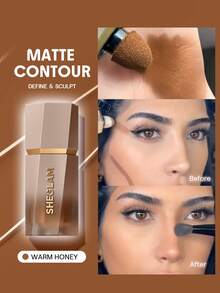 SHEGLAM Sun Sculpt Liquid Contour-Warm Honey Gel Cream Contour Non-Greasy Long Lasting Highly Pigmented Natural Contour Contouring Weightless Bronzer Brown Contour & Bronzer Brand Beauty Makeup Face Paint Cosmetic For Women Girls Perfect For Fall Winter Ideal For Y2K Fancy Fashion Suitable For Birthday Christmas Present Party Ready Best Color