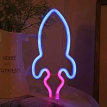 1 đèn LED Neon Sign, chạy bằng pin/USB, dùng để trang trí tường hoặc để bàn cho phòng, nhà và tiệc tùng ngày lễ mùa hè, trang trí phòng ngủ, đám cưới, tiệc tùng, quà tặng sinh nhật (Không bao gồm pin) - Nhiều màu - Xem 11