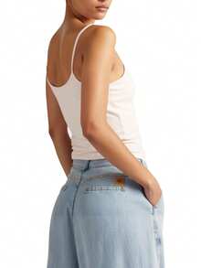 Calvin Klein Women's Strappy Tank Top Pink - White - View 2