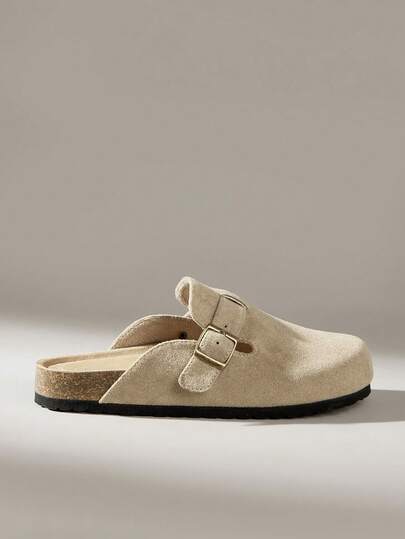 Solecia 女士休闲套脚乐福鞋，带搭扣设计