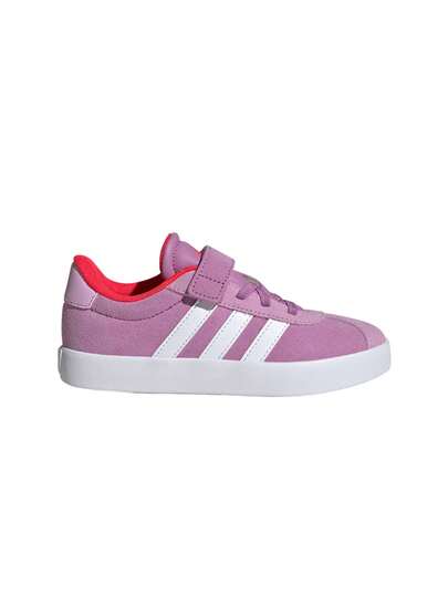 Adidas VL Court 3.0 Kids Shoes Preloved Purple / Cloud White / Lucid Red JP7832