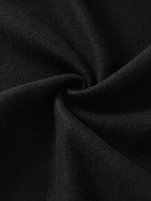 Coolqubz 男童休闲学院风印花棒球夹克，适合休闲、运动和校园穿着 - 黑與白 - 查看 6