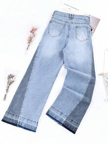 HIMARRI Mezclilla mujer Denim Pantalón con brillos mezclilla ropa vaquera de mujer  pantalones para mujer outfit vaquero mujer pantalón de brillos - Azul - Ver 5