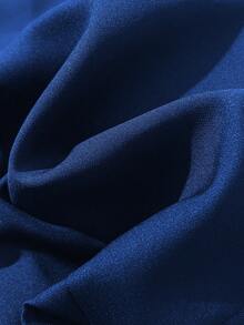 GlowEve CURVE Plus Size Women's Formal Sleeveless Fashion Business Blazer Jacket - Royal Blue - View 5