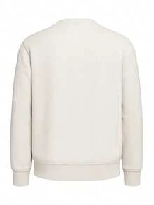 Tommy Hilfiger Men's Crew Neck Sweatshirt Beige - Cream - View 5