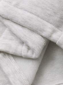 DAZY 男士纯色抓绒运动裤，松紧腰带，秋冬季 - 灰色 - 查看 10