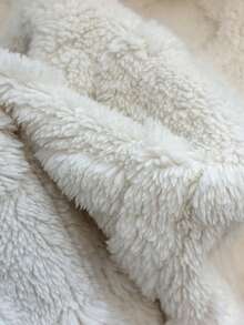 Franclia 休闲日常女式卫衣，高端拉链卫衣，宽松版型，显瘦，女士冬季款 - 米色 - 查看 8