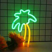 1 đèn LED Neon Sign, chạy bằng pin/USB, dùng để trang trí tường hoặc để bàn cho phòng, nhà và tiệc tùng ngày lễ mùa hè, trang trí phòng ngủ, đám cưới, tiệc tùng, quà tặng sinh nhật (Không bao gồm pin) - Nhiều màu - Xem 23