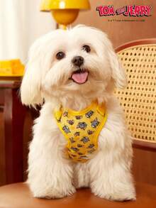 TOM & JERRY X PETSIN 1 pieza Arnés con hebilla decorativa para mascotas