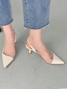 GAN AI Women Pumps - Beige - View 5