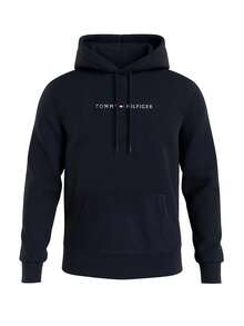 Tommy Hilfiger Men's Hoodies Navy Blue - Desert Sky - View 4