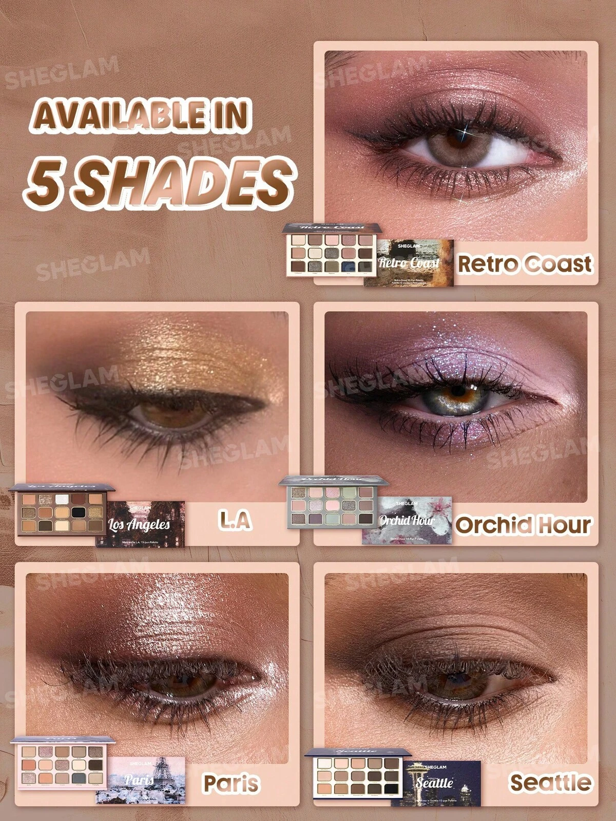 Retro Coast 15-Pan Palette