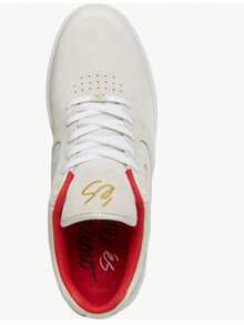 Tenis para hombre transpirable microperforado punta redonda cordones suela plana estilo skate uso diario deportivos - Beis - Ver 3