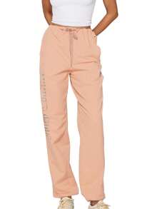Juicy Couture بنطلون نسائي وردي - اخضر زيتون - مشاهدة 2