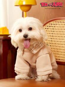 TOM & JERRY X PETSIN 1件米色宠物毛衣 - 米色 - 查看 8