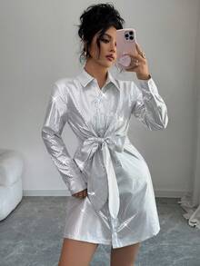Lyxana Đầm ôm bó sát gợi cảm, quà tặng sinh nhật, hẹn hò, tiệc tùng, dạ hội, lễ hội âm nhạc, trang phục biểu diễn - trắng - Xem 6