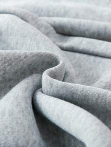 Vacaura 2 件青少年休闲百搭运动家居直筒运动裤，简约款式，双色组合，春夏 - 淺灰色 - 查看 3