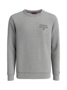 Tommy Hilfiger Men's Round Neck Sweatshirt Grey - Medium Grey - View 4